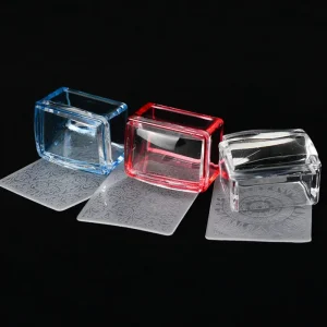 Nail Supplier Silicone Seal Nail Polish Stamping Kit French Tip Stamping Gel Nail Stamper Easy Apply High Quality