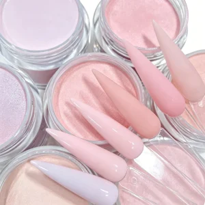 Nail Supplies 2 In1 30g 1oz Nude Natural Color Cover Pink Buttery Nail Acrylic Powder Nail Pigment Powder