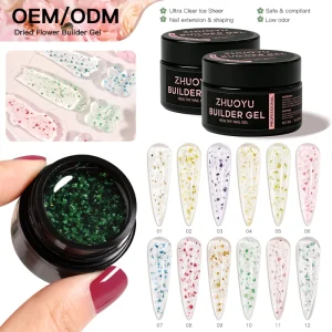 Nail Supplies Jelly Flower Series 36 Color Fast Drying Eco Friendly Tpo Free Hema Free Gel Extensions Custom Logo Nails Gels No