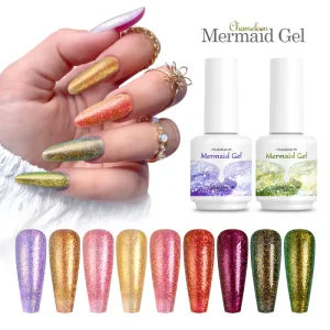 Nail Supply Chameleon Mermaid Gel Long Lasting Gel Polish
