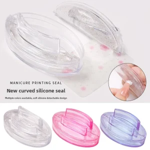 Nail Surface Silicone Seal Template Nail Painting Seal Transfer Tool Nail Art Tool Seal Stamper Scraper