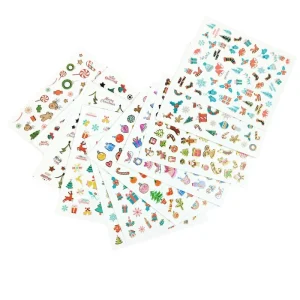 NailArt Stickers Cartoon Merry Christmas Nail Art Stickers