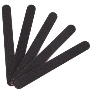 Nailfile Professional Nail Buffer Black Sandpaper Strong Straight 100 150 180 240 320 Buffing Sanding Files