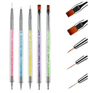 Nails Brushes for Nail Art Accessories Tools Kits Nail Supplies for Professionals Manicure Set