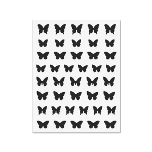 Nails Decoration Hollow French Template Nail Stickers & Decals