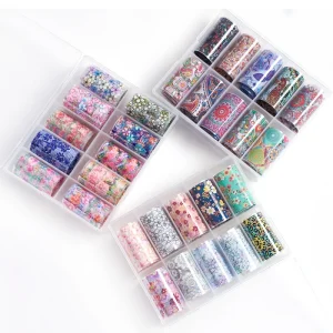 Nails Foil Transfer Paper Design Nail Gel Art 3D Gold Foil Bicycle Frame Sticker for Nail Foil Transfer Gel