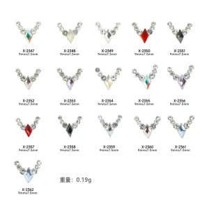 Nails Pile Personal Pack Diamond Jewelry Shiny Alloy Decoration Light Luxury Nail Charms in Bulk