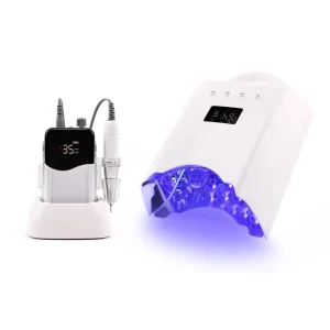 Nails Uv Lamp and Nails Drilling Machine 78W Uv Lamp and 35000Rpm Electric Nail File