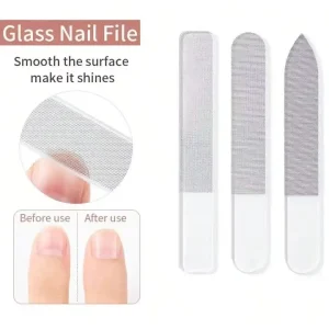 Nano Glass Nail Buffer Durable File Shiner Manicure Files Nail Transparent Nail File Grinding Equipment Manicure Art Tools
