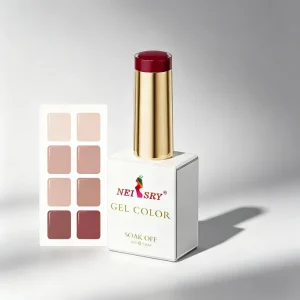 Neissry High Pigment Non-Toxic Eco-Friendly Vegan UV Gel Polish HEMA FREE Long-Lasting Bulk Private Label Custom Logo