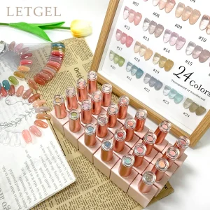 New 15 ml Jelly Translucent Clear Classic 24 Color Clear Classic Professional UV Gel for Private Label Nail Applications