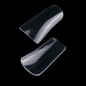 New 500pcs box Special Shape Nail Tips Duckbill Tips Full Cover Fan Shape Manicure Duckbill Nail TIps