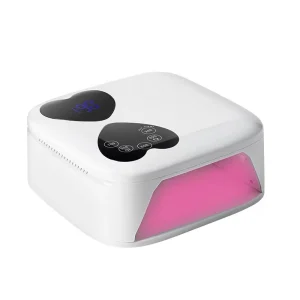 New 80W UV LED Nail Lamp with 36 Dual Light Source Beads 9600mAh Battery Digital Display and 5 Timer Settings for Nails
