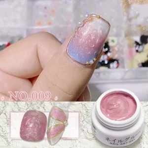 New Arrival 12 Colors Shell Thread Gel LED UV Gel Nail Polish Custom logo Supplier