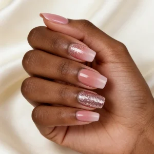 New Arrival 24Pcs High end Feel Coated Almond Shape ABS Press on Nails Customize False Nail