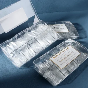 New Arrival High Quality Customized Brand Full Cover Nail Tips OEM Style Gel Nail Tips