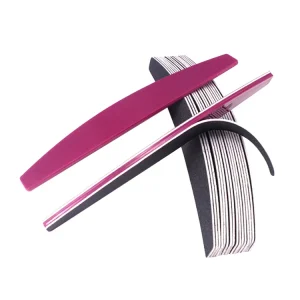 New Arrival Lightweight Design Plastic Core Refillable Replaceable Sandpaper Buffer Nail File With Custom Logo