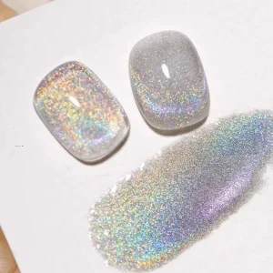 New Arrival Nail Supplies Rainbow Cat Eye Gel Nail Polish Cat Magnetic Laser Cat Eye Gel UV Nail Polish OEM
