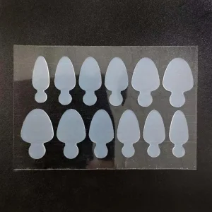New Arrival Press Poly Gel Crystal Extension French Nail Style Nail Tips Form Mould Sticker Custom Logo 4