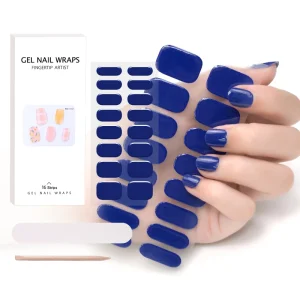 New Arrival Styles Popular Designs Non Toxic Long Lasting New Gel Nail Stickers Self Adhesive Semi Cured Gel Nail Polish