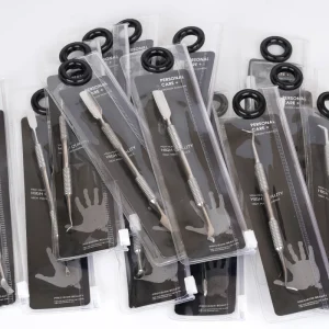 New Arrivals High End Nails Salon Polish Remover Manicure Pedicure Metal Nail Cuticle Spoon Pusher Nail Art Tools