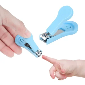 New Born Baby Nail Cutter Manicure Care Tool Safe Squeeze Grip Nail Clipper for Infant Toddlers