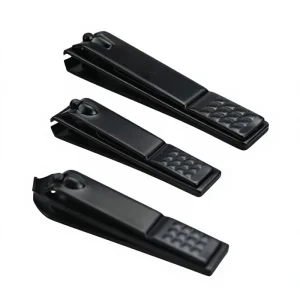 New Carbon Steel Black Small Portable Sharp Stainless Steel Nail Clippers Sharp & Durable Finger & Toe Nail Cutters