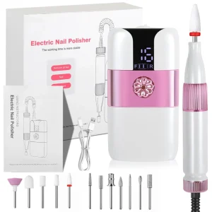 New Design 12 in 1 Professional Electric Nail Filer Kit Nail Toenail Drill Machine Acrylic Gel Polishing Removal Machine