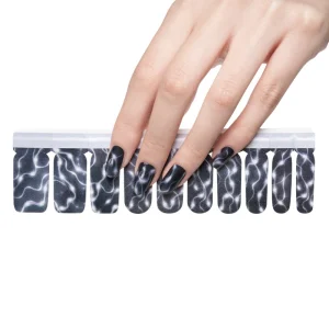 New Design 3D Colorful Custom Size Easy Apply Popular Nail Tips Nail Stickers in Stock Nail Wraps Nail Polish Strips