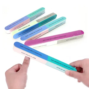 New Design 6 Sided of the Nail File Buffer Custom Logo Nail Art Manicure Tools