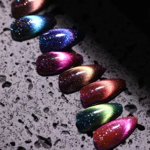 New Design 8 Colors Set Private Label OEM ODM Finger Nail Polish Sets Cat Eye Gel Polish
