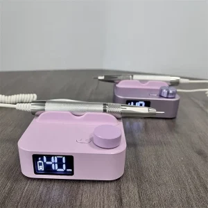 New Design Cordless Nail Drill Machine Desk top Handpiece Rest LCD Screen Nail Filling Machine Customized E flie