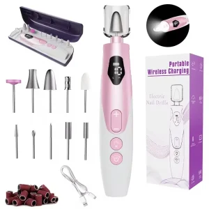 New Design Electric Nail Drill Machine Professional Brushless Wireless USB Charging Nail Driller Polisher For Nail Salon