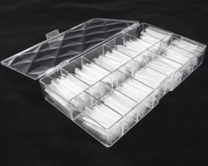 New Design Xxxl Half Coffin Shape Acrylic Nail Tips 480 Pcs in Box