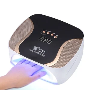 New Fashion 308W Manicure Pedicure Skin Whitening Nail UV LED Professional Gel Polish Light Quick Drying Lamp 67LEDs With Stone