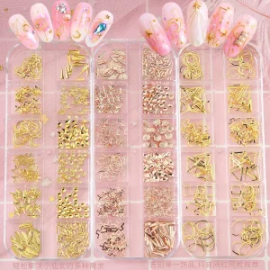 New Fashionable Other Nail Supplies Salon Full Color Luxury Decorative Jewelry Charm Nail Art Decoration Supplies