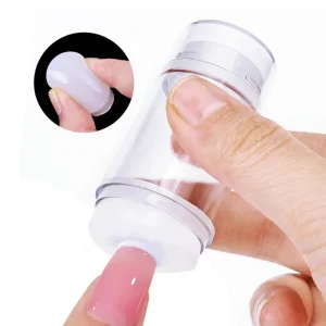 New Manicure Tool Nail Stamps Double Head Silicone Nail Stampers French Nail Plate Stamper Transfer Printing Tools