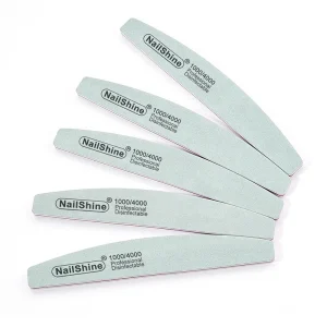 New Nail Buffer Shiner and Buffers Nails Files Polishing 1000 4000 Grit Manicure Green White Custom logo Shiner Nail Buffer