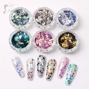 New Plastic Rabbit Shape 3D Nail Stickers Sequins Decoration Free Sample Nail Art Accessories