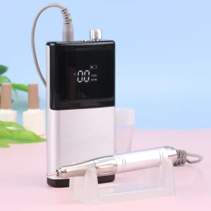 New Professional Nail Drill Machine 35000 RPM Manicure Cordless Portable Rechargeable Pedicure E File Electric Nail Polish