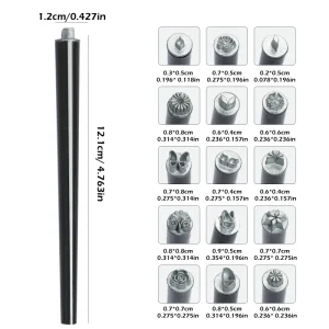 New Style 15 High Definition Patterns Nail Art Stamp Pens Essential Nail Stamper Tools for Professional Nail Printing Supplier