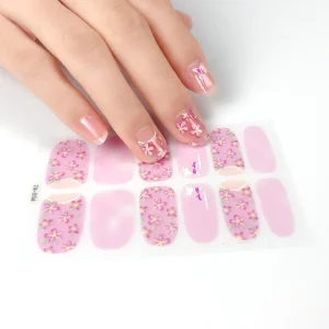 New Style 3D Polish Nail Art Decals Self Adhesive Plastic Stickers Foils Wraps