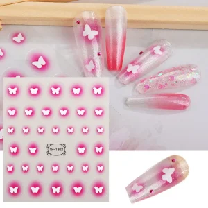 New Style Abstract Matte Nail Decoration Decals Applicable All Finger Types Non Toxic Nails Art Accessories Nail Decal