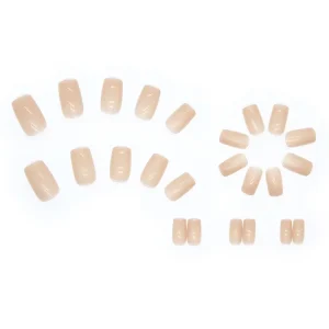 New Style Square High Quality Mid Length 24 Piece Acrylic OEM ODM Handmade Press On Nails