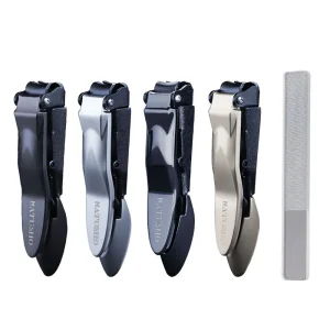New Style Stainless Steel Anti Splash Fingernail Cutter Manicure Tools Sharp Practical Toe Trimming Nail Clipper