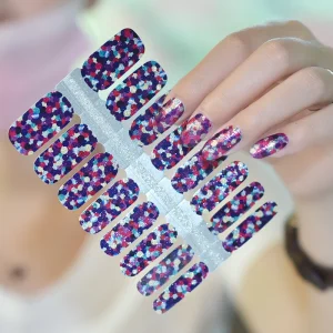 New Styles 2D/3D Eco friendly Nail Polish Stickers Nail Art Supplies Customizable Designs