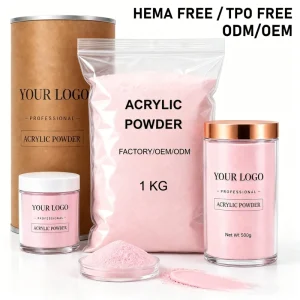 New Trends Acrylic Powder Private Label Nail Products Crystal Buttery Supplier Acrylic Dip Powder