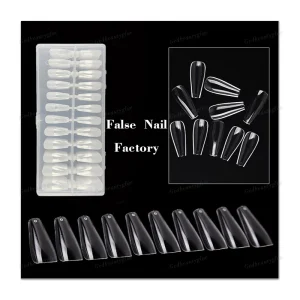 New Wearable False Nails Long Extension Full Cover Nail Tips Art Accessories Tool Fake Nail