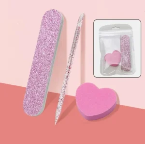 New YD Professional Complete Nail Care Kit Files Mini Buffers Sticks Perfect for Nails Diy
