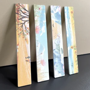 Newest Cute Design Printed Rectangle Manicure Tool 180 180 Grit High Quality Nail File Free Samples Imported Sandpaper Emery